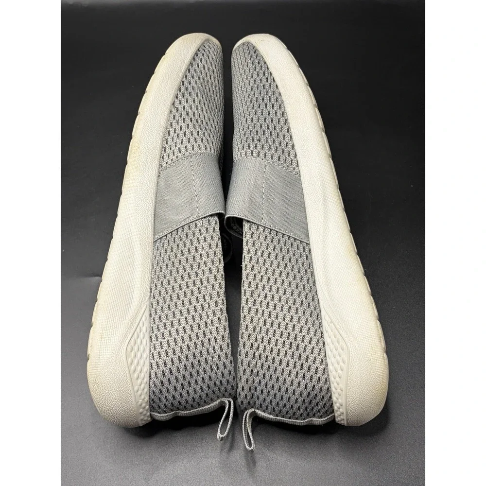 Crocs Literide Womens Size 8 Slip On Sneakers Gray Mesh Shoes 205727